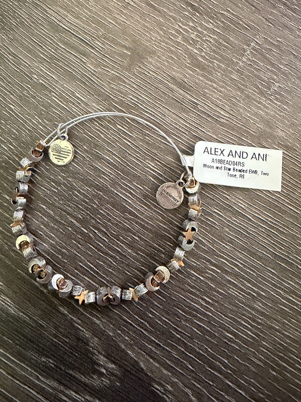 Alex and Ani Two-Tone Celestial Bead Bracelet - Silver & Gold